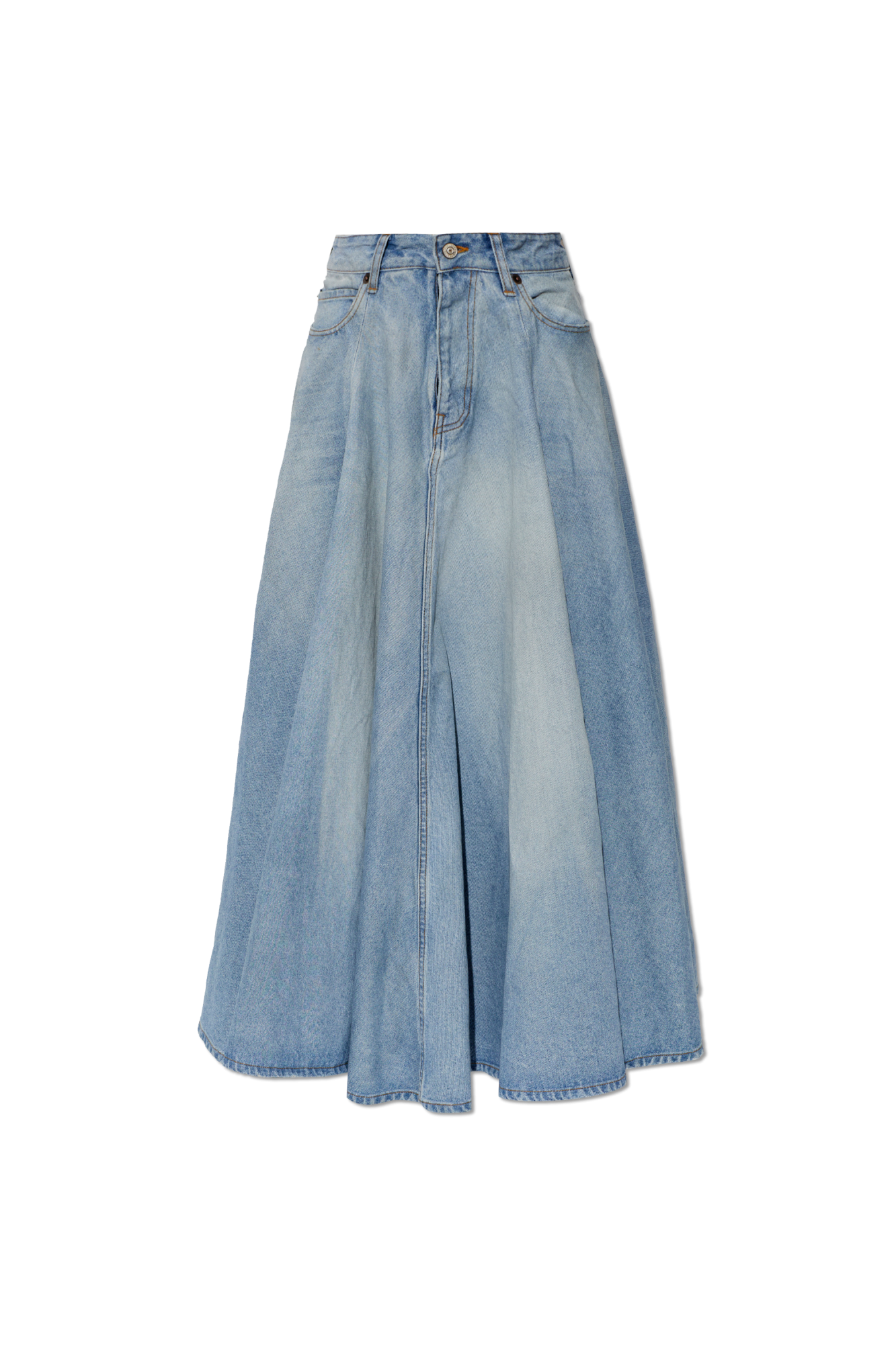 BALENCIAGA v waist denim skirt スカート Balenciaga Flared denim skirt | Women's | Vitkac